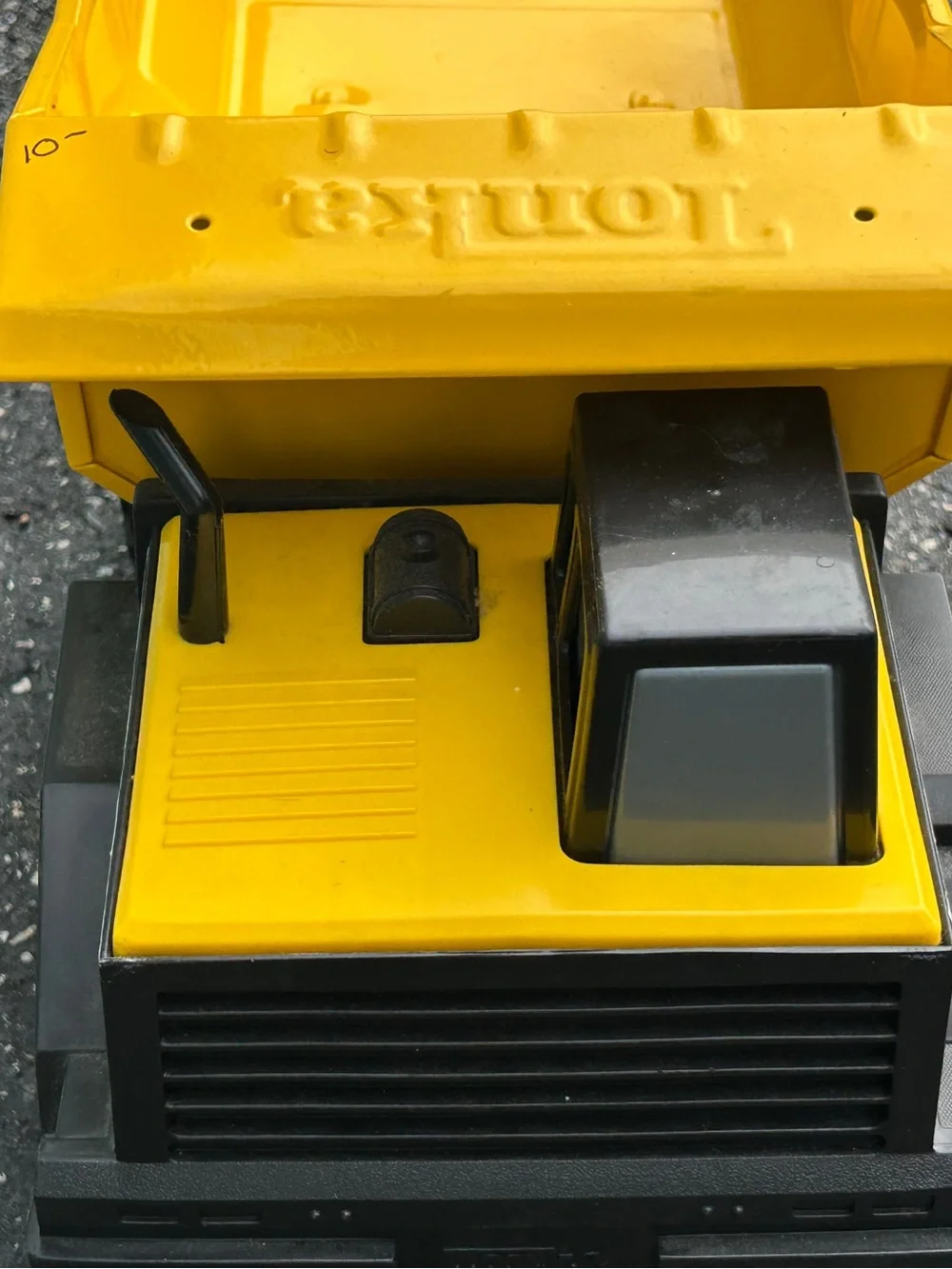 Tonka Yellow and Black Heavy-Duty Dump Truck Toy